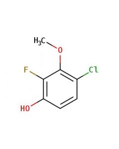 Astatech 4-CHLORO-2-FLUORO-3-METHOXYPHENOL; 0.25G; Purity 95%; MDL-MFCD30344685